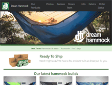 Tablet Screenshot of dreamhammock.com